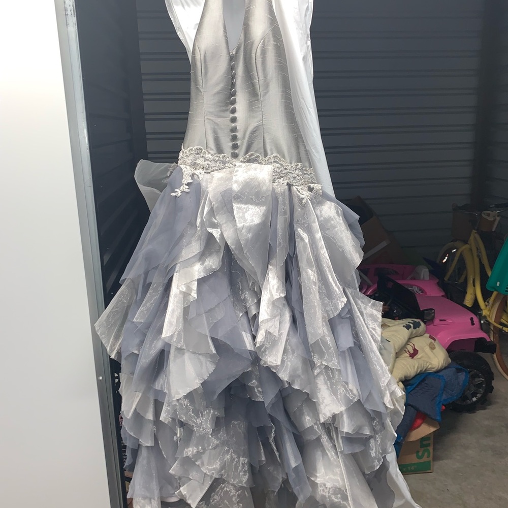 Grey formal dress